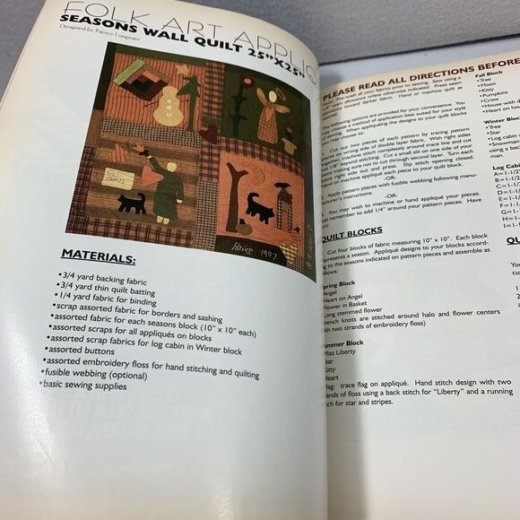 2 Lady's Circle Patchwork Quilts Magazines‎ April & June 1998 Vtg Quilt Patterns - Picture 8 of 11